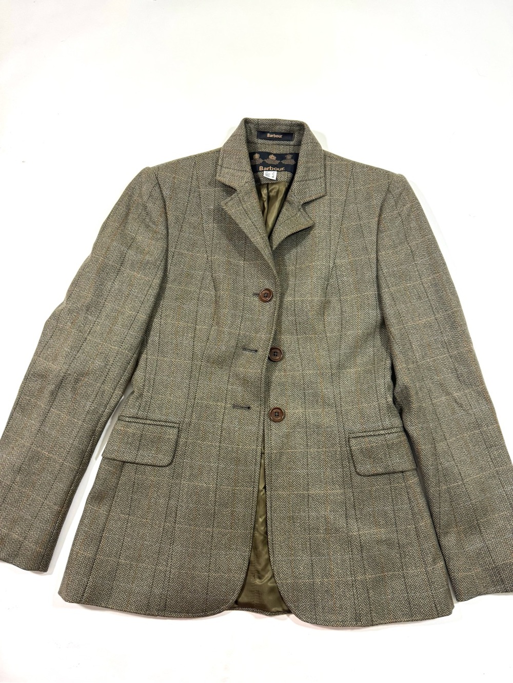Barbour Tweed Wool Blazer